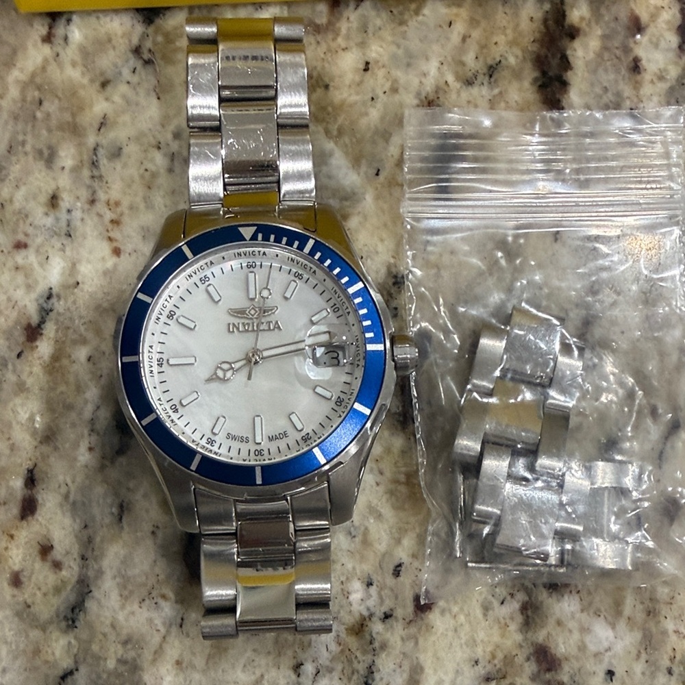 INVICTA Women Watch 28644 Stainless Steel Quartz Female Silver
